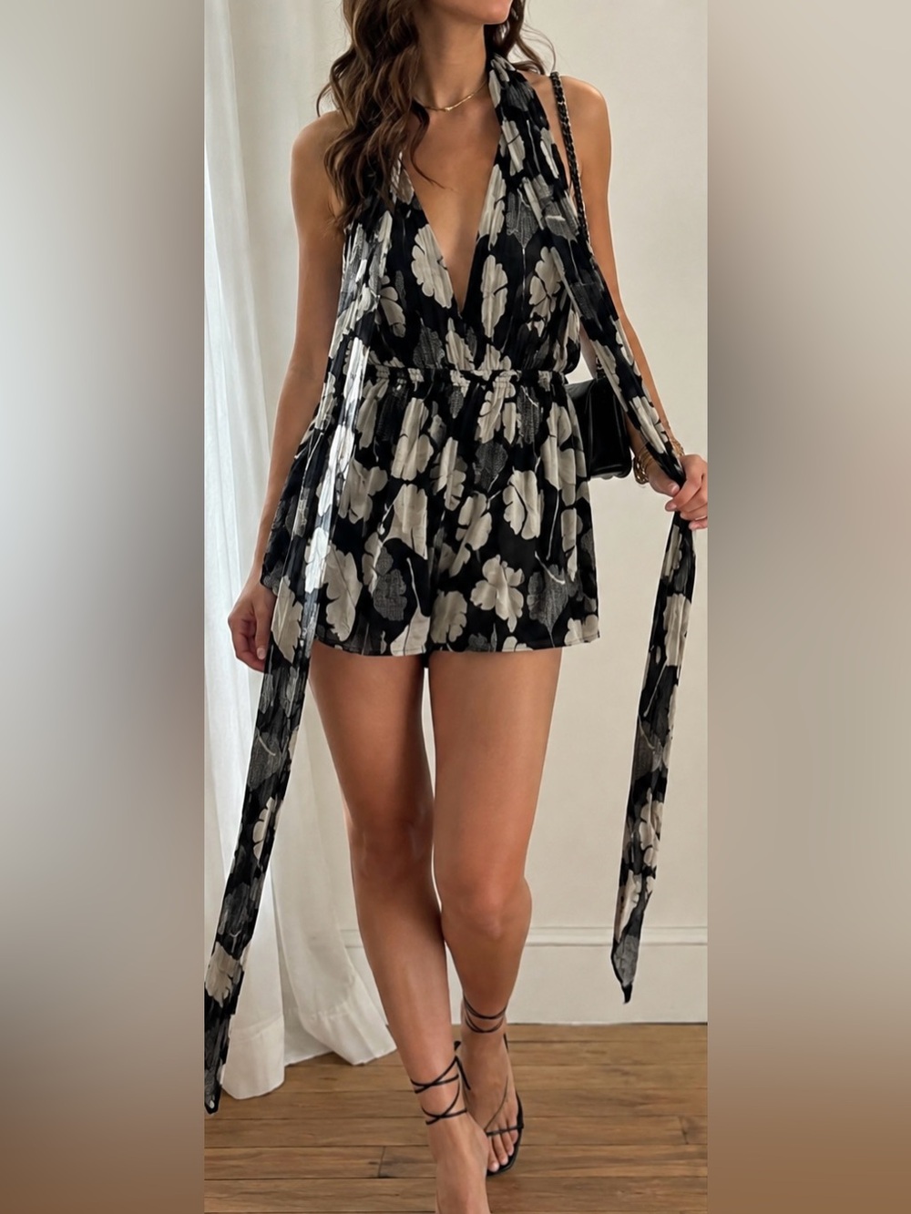 Floral Multi-Way Romper – Women’s Small